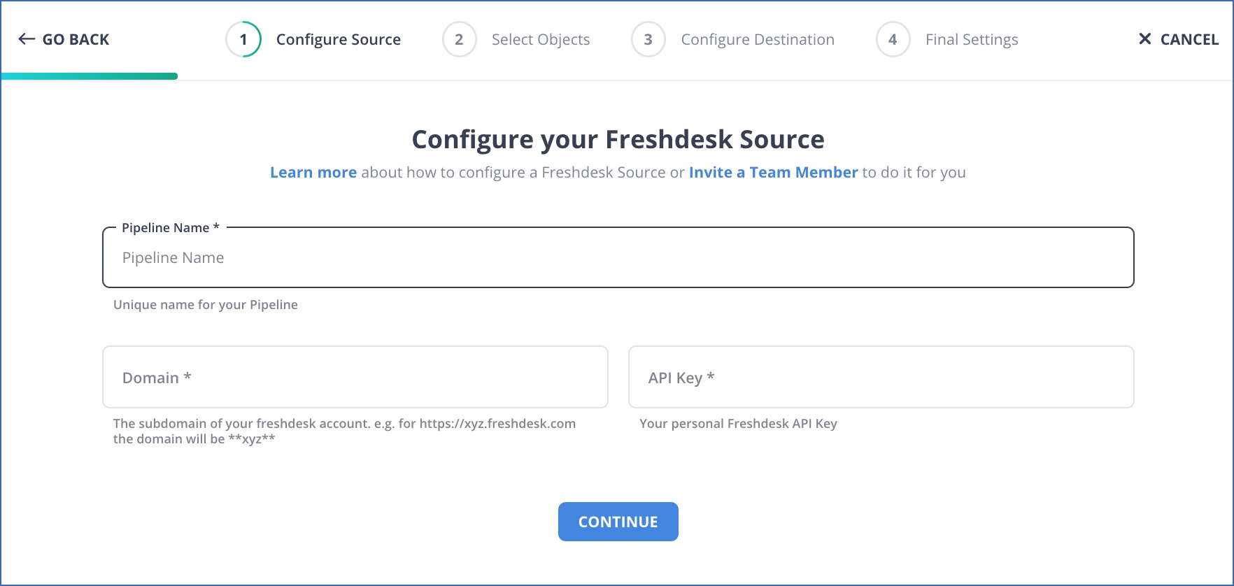 Configure Freshdesk as source in Hevo