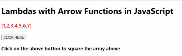 JAVASCRIPT LAMBDA FUNCTIONS - Lambda Function 