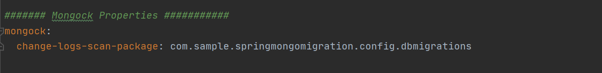 Mongock - @changeLog package