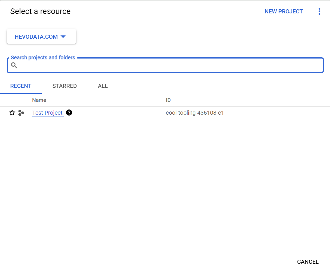 apps script bigquery: add project