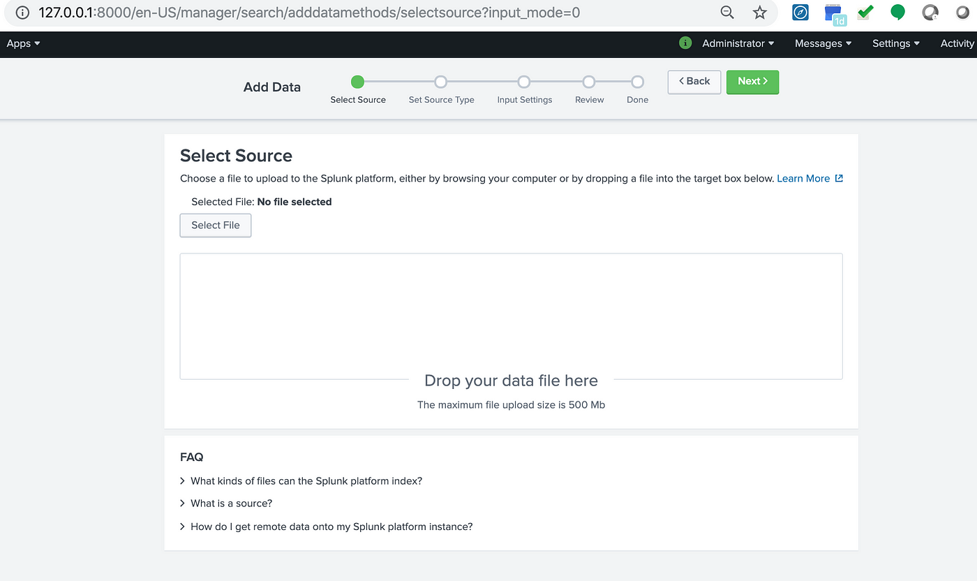 Splunk Data Ingestion Methods: Select Source | Hevo Data
