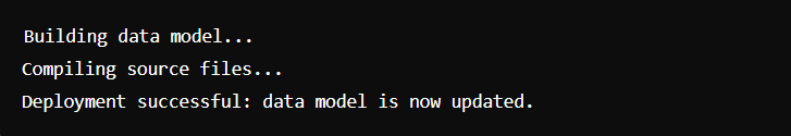 Executing the Bash build command.