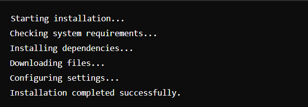 Installing Dependencies.