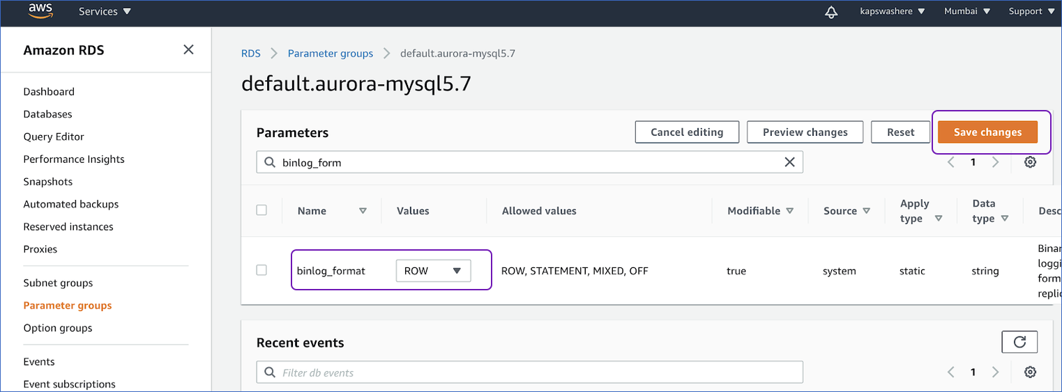 Active Binary Log Replication