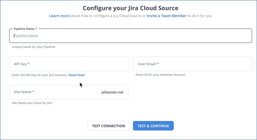 Configure Jira Source