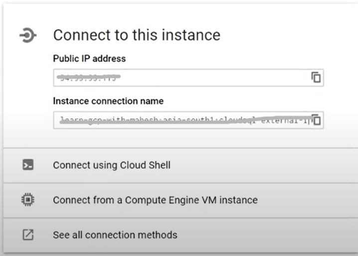 connect instance