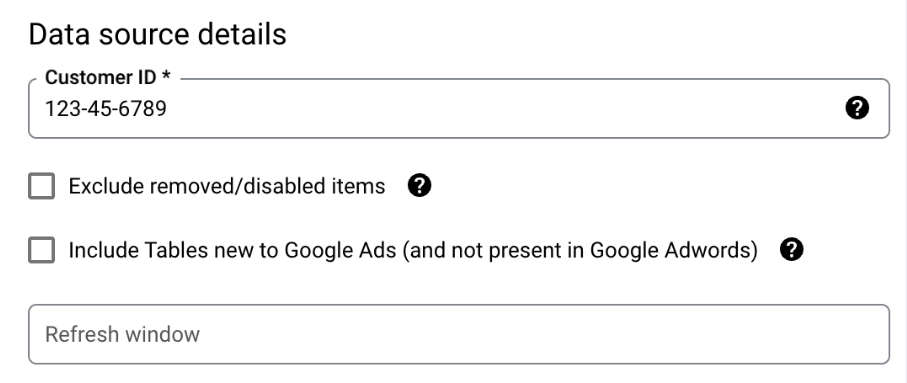 Data Source Details.