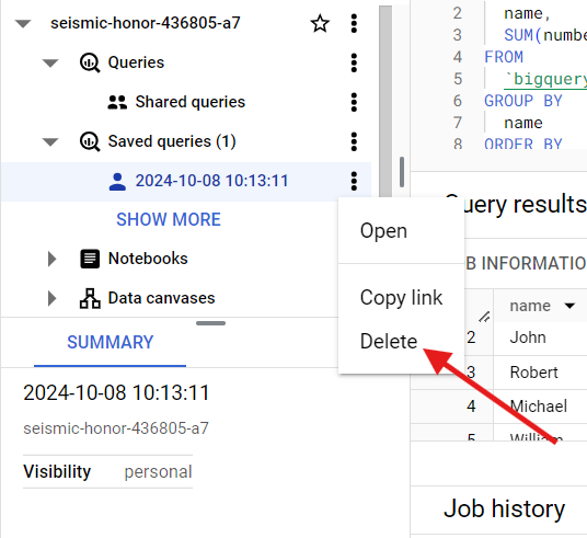 delete Query