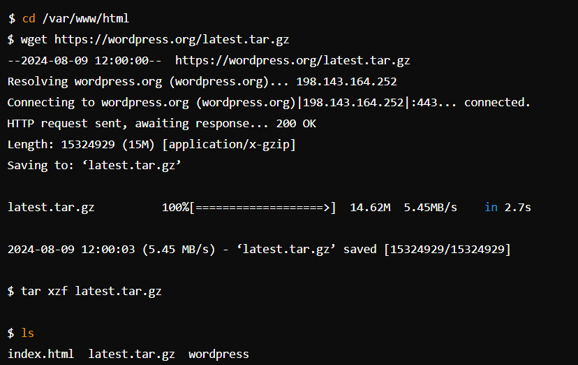Output of Step 1