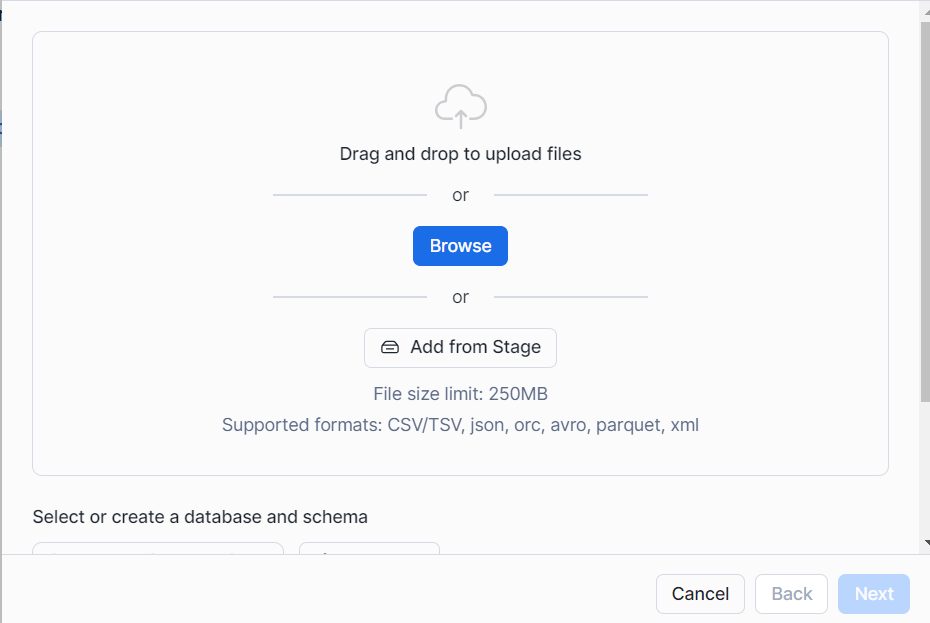 browse files 