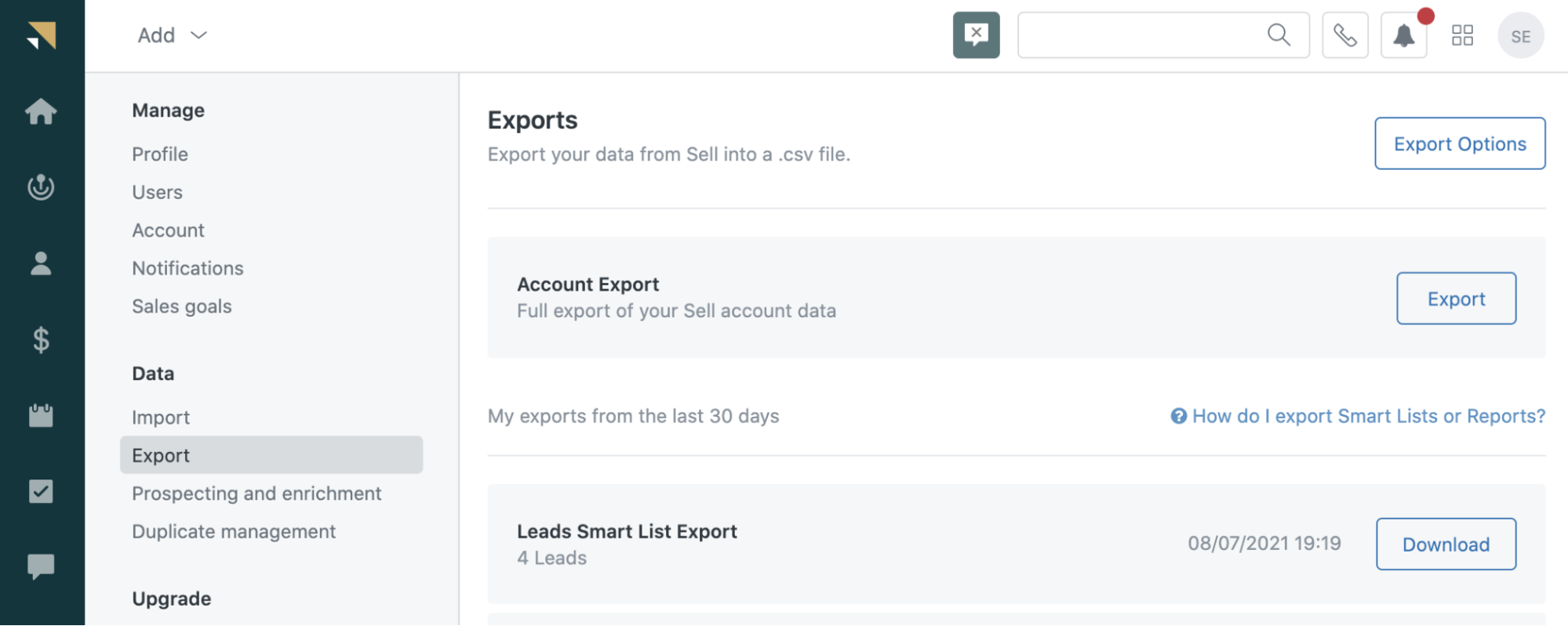 Zendesk export 