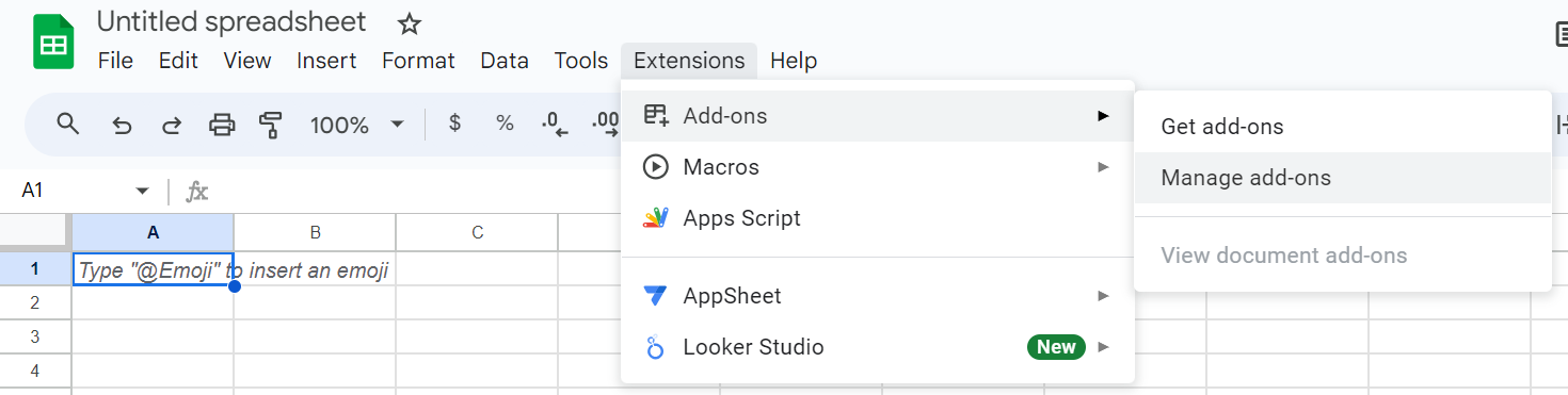 launch google sheets