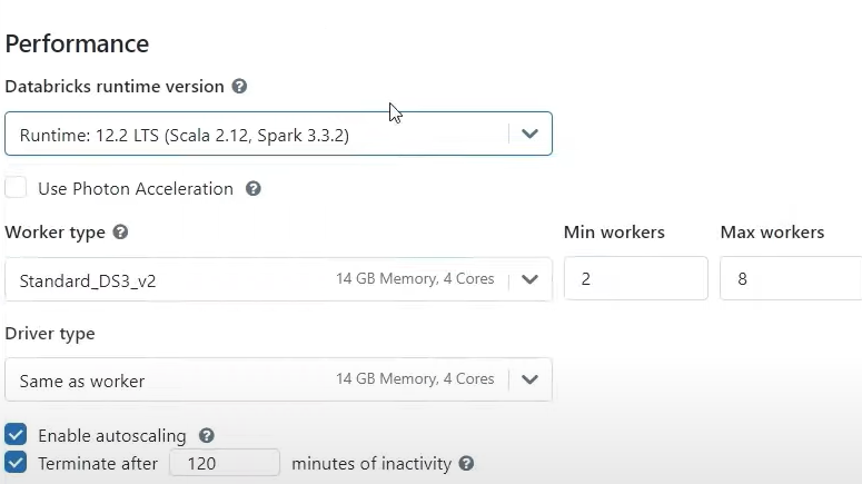 Autoscale Databricks: Enable Autoscaling