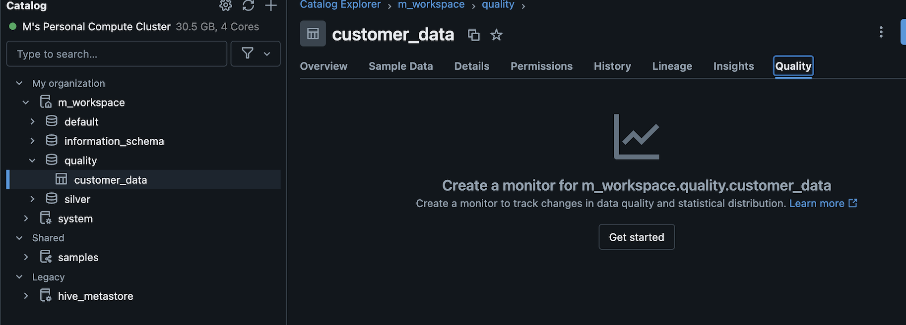 create a monitor