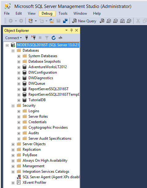 Redshift SQL Server: SSMS Object Explorer
