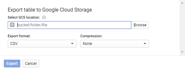 AWS Aurora Postgres to BigQuery: Export Table