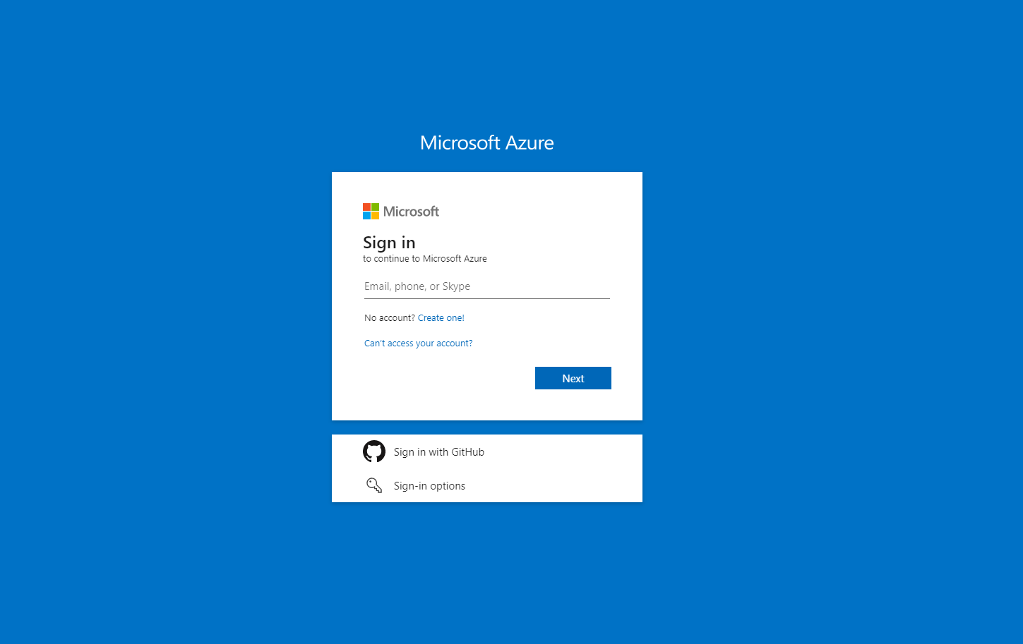PostgreSQL on Amazon RDS to Azure Synapse: Azure Portal Login