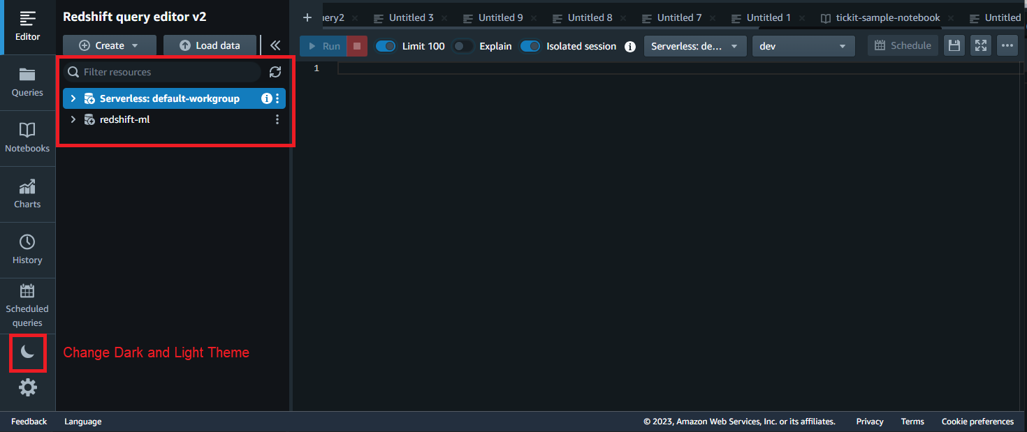 Redshift Schedule Query: AWS CLI