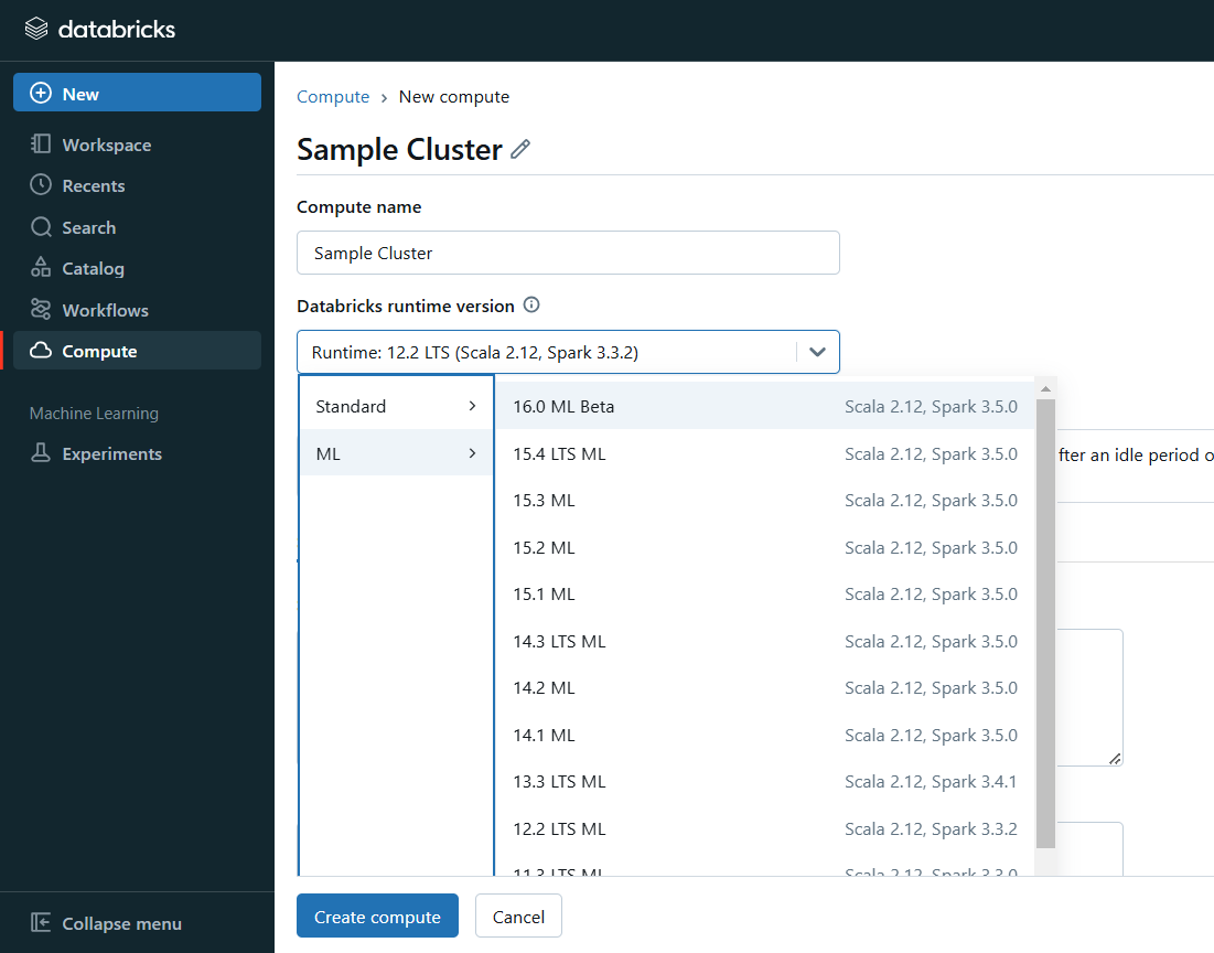 Autoscale Databricks: Create or Edit a Cluster
