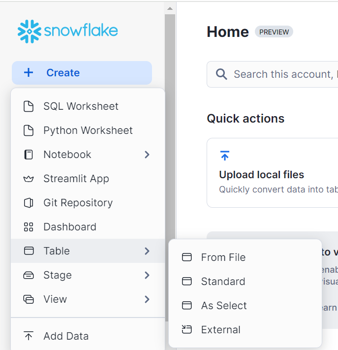 AWS Elasticsearch to Snowflake: Snowflake Upload Data