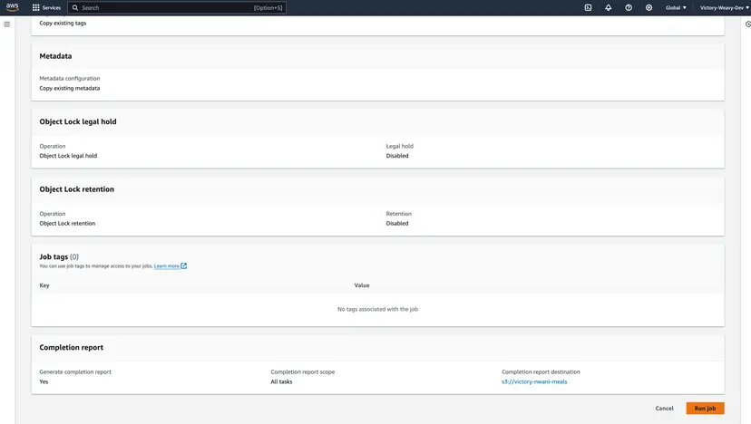 S3 Batch Operations: Awaiting Confiirmation