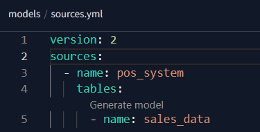 Raw Order Table