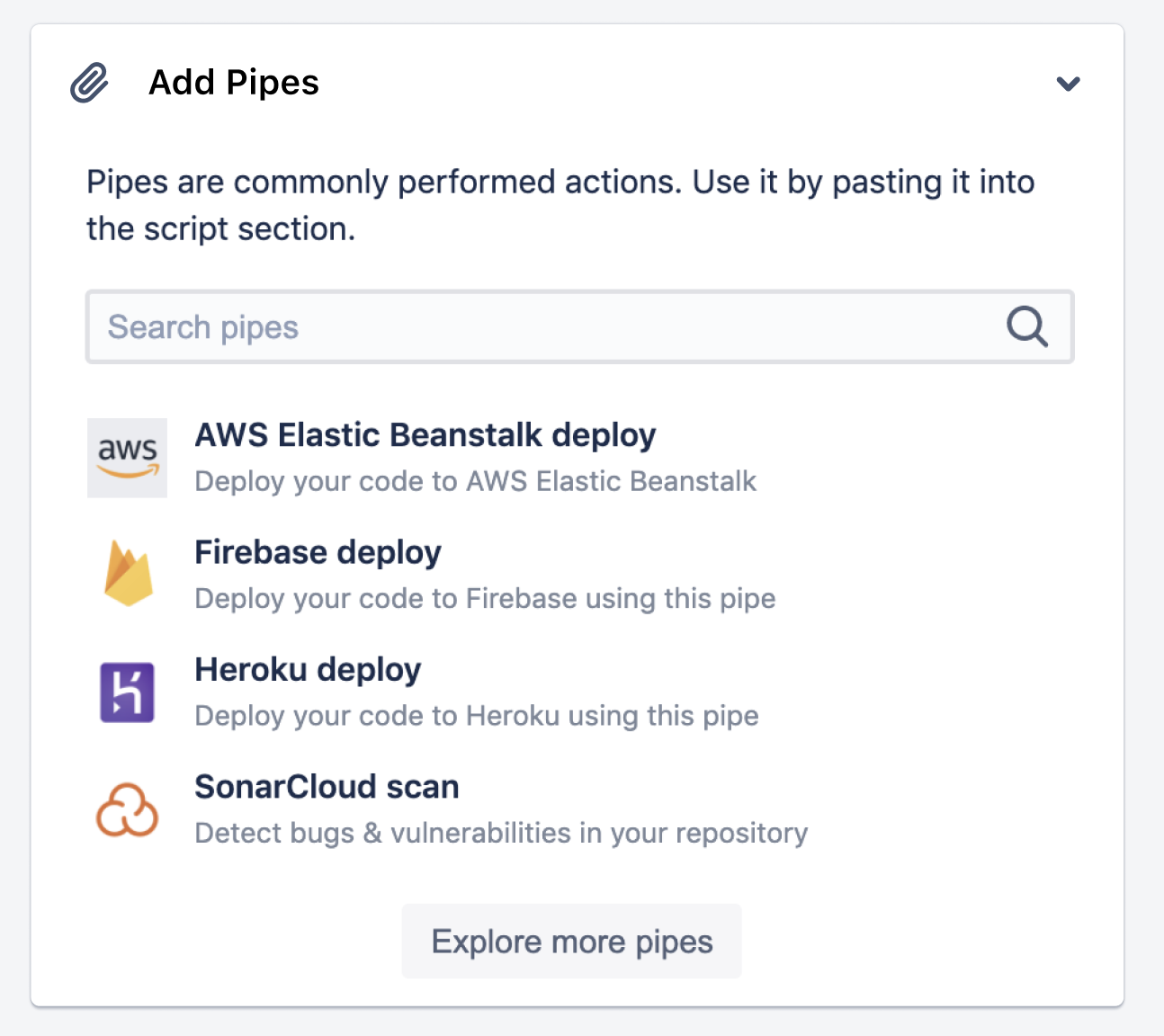 Add Pipes