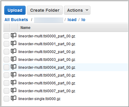 Amazon Redshift Bulk Load: Upload Files to Amazon S3