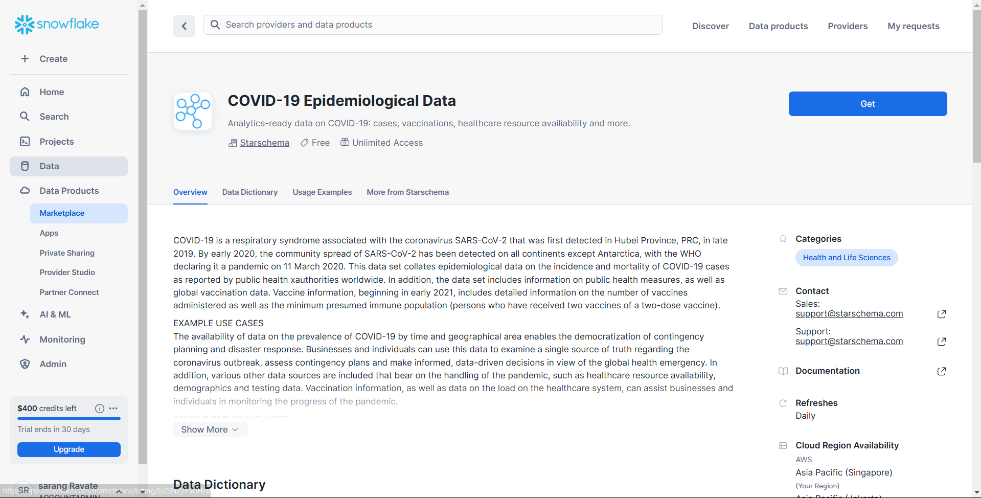 covid 19 dataset