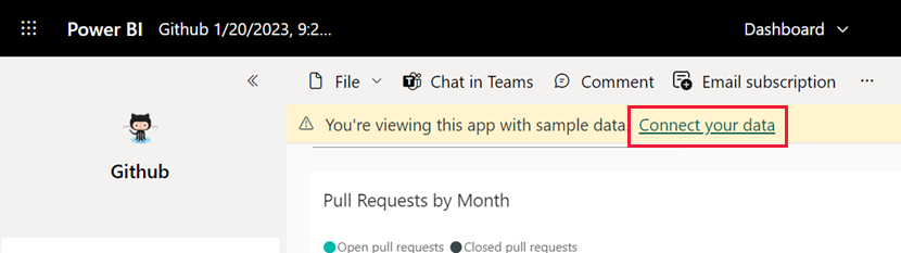 connect your github data