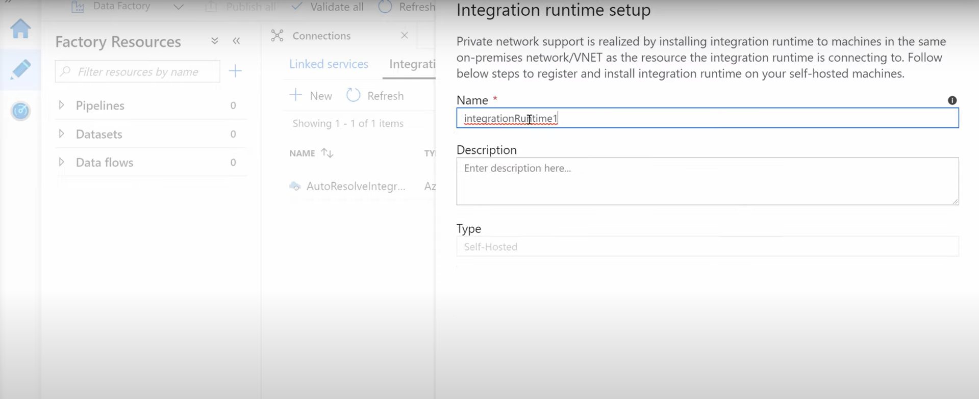 runtime setup
