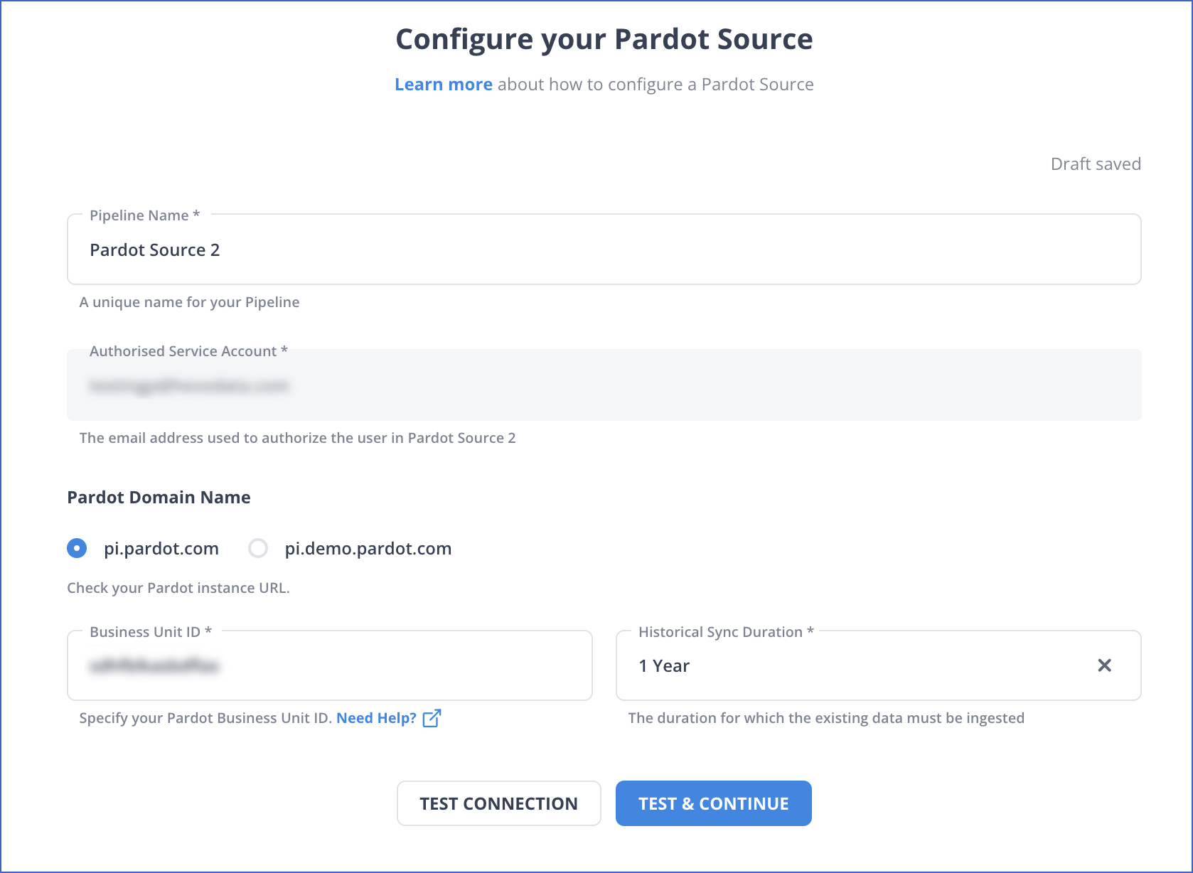Pardot as Source overview