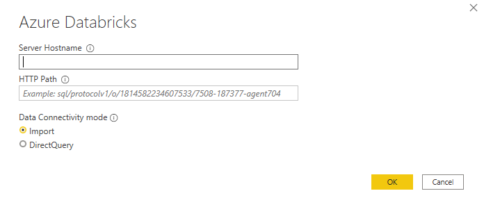 Databricks Connection Information
