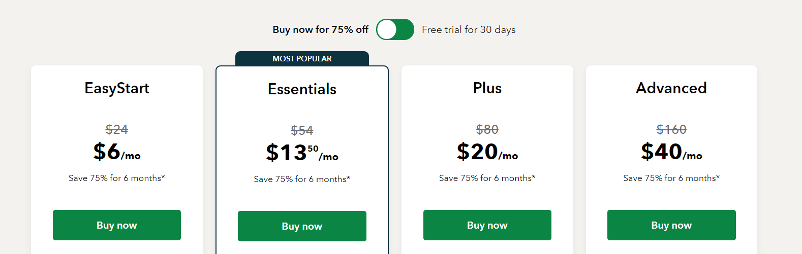 QuickBook Pricing