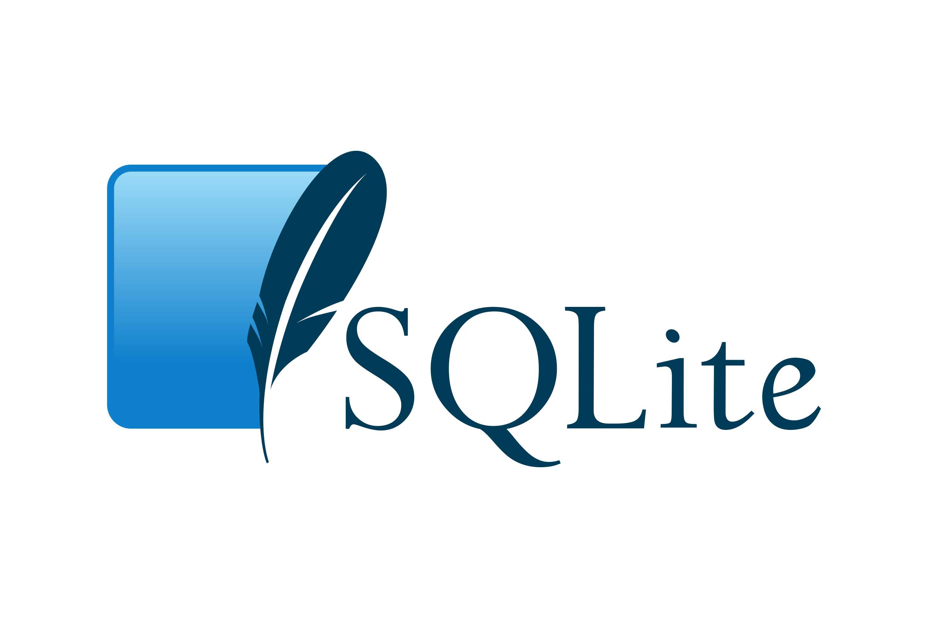 SQLite Snowflake: SQLite Logo