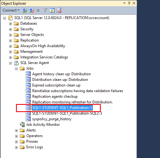 SQL Server Replication: Run from sql server agent | Hevo Data